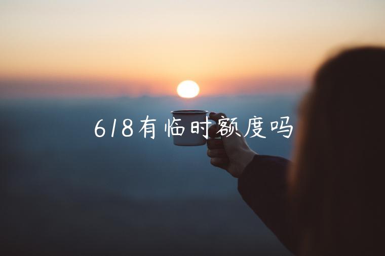 618有臨時額度嗎